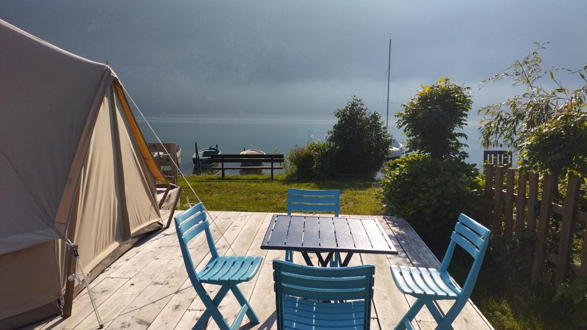 Camping Le Hameau Des Pecheurs Hotel Novalaise Room photo